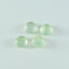 Prehnite 1PC Small 7x7 MM Round Cabochon Green Shine semi Precious Loose Gemstones