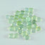 Prehnite 10PC Tiny 3x3 MM Square Cabochon Green Fiery semi Precious Semi Precious Gemstone