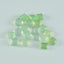 Prehnite 1PC Tiny 6x6 MM Square Cabochon Green Polished semi Precious Loose Gems
