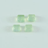 Prehnite 1PC Small 7x7 MM Square Cabochon Green Splendid semi Precious Loose Gemstone