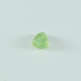Prehnite 1PC Large 10x10 MM Triangle Cabochon Green Sparkling semi Precious Loose Gemstone