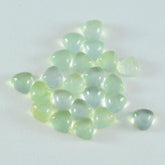 Prehnite 10PC Tiny 4x4 MM Triangle Cabochon Green Natural semi Precious Loose Gemstone