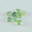Prehnite 10PC Tiny 5x5 MM Triangle Cabochon Green Genuine semi Precious Loose Gemstones