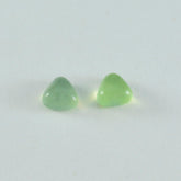 Prehnite 1PC Tiny 6x6 MM Triangle Cabochon Green Superior semi Precious Semi Precious Gemstone