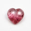 Pink Tourmaline 1PC Large 10x10 MM Heart Cabochon Pink Sparkling semi Precious Semi Precious Gemstone