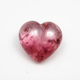 Pink Tourmaline 1PC Large 10x10 MM Heart Cabochon Pink Sparkling semi Precious Semi Precious Gemstone