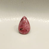 Pink Tourmaline 10PC Tiny 4x6 MM Pear Cabochon Pink Fiery semi Precious Semi Precious Gemstone