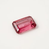 Pink Tourmaline 1PC Chunky 10x20 MM Baguette Faceted Pink Splendid Semi Precious Loose Gemstone
