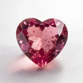 Pink Tourmaline 1PC Large 11x11 MM Heart Faceted Pink Fine Semi Precious Gems