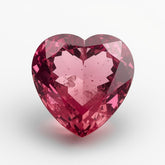 Pink Tourmaline 1PC Tiny 5x5 MM Heart Faceted Pink Sparkling Semi Precious Loose Gemstone