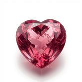Pink Tourmaline 1PC Tiny 6x6 MM Heart Faceted Pink Polished Semi Precious Loose Gemstones