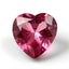 Pink Tourmaline 1PC Small 7x7 MM Heart Faceted Pink Splendid Semi Precious Gems