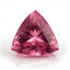 Pink Tourmaline 1PC Chunky 14x14 MM Triangle Faceted Pink Genuine Semi Precious Loose Gemstones