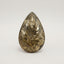 Pyrite 1PC Large 8x12 MM Pear Cabochon Gray Sparkling semi Precious Semi Precious Gemstone