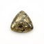Pyrite 10PC Tiny 4x4 MM Triangle Cabochon Gray Luster semi Precious Precious Gemstone
