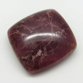 Red Jade 1PC Large 11x11 MM Cushion Cabochon Red Sparkling semi Precious Semi Precious Gemstone