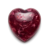 Red Jade 1PC Large 10x10 MM Heart Cabochon Red Natural semi Precious Semi Precious Gemstone