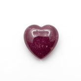 Red Jade 1PC Tiny 6x6 MM Heart Cabochon Red Lustrous semi Precious Gems