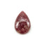 Red Jade 1PC Medium 8x10 MM Pear Cabochon Red Fine semi Precious Gems