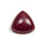 Red Jade 1PC Large 11x11 MM Triangle Cabochon Red Sparkling semi Precious Gems