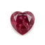 Red Jade 1PC Large 12x12 MM Heart Faceted Red High-Quality Semi Precious Loose Gems