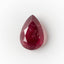 Red Jade 1PC Large 10x14 MM Pear Faceted Red Shine Semi Precious Loose Gems