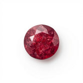 Red Jade 10PC Tiny 3x3 MM Round Faceted Red Fiery Semi Precious Gems