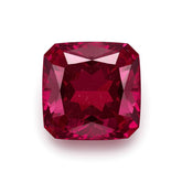 Red Jade 1PC Large 12x12 MM Square Faceted Red High-Quality Semi Precious Loose Gems