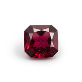 Red Jade 1PC Chunky 15x15 MM Square Faceted Red Superior Semi Precious Gems