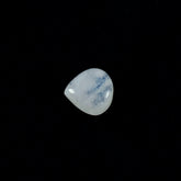 Rainbow Moonstone 1PC Large 10x10 MM Heart Cabochon White Brilliant semi Precious Loose Gems