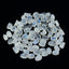 Rainbow Moonstone 10PC Tiny 3x5 MM Oval Cabochon White Pure semi Precious Loose Gems