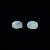 Rainbow Moonstone 1PC Small 7x9 MM Oval Cabochon White Splendid semi Precious Gems