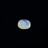 Rainbow Moonstone 1PC Large 9x11 MM Oval Cabochon White Shine semi Precious Loose Gemstones