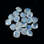 Rainbow Moonstone 1PC Tiny 5x5 MM Cushion Faceted White Sparkling Semi Precious Gems