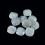 Rainbow Moonstone 1PC Medium 9x9 MM Cushion Faceted White Lustrous Semi Precious Gems