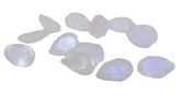 Rainbow Moonstone 1PC Small 6x8 MM Pear Faceted White Superior Semi Precious Loose Gemstone