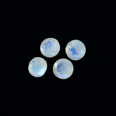 Rainbow Moonstone 1PC Chunky 15x15 MM Round Faceted White Superior Semi Precious Loose Gemstone
