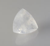 Rainbow Moonstone 1PC Large 11x11 MM Triangle Faceted White Fine Semi Precious Loose Gemstone