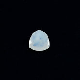 Rainbow Moonstone 1PC Tiny 6x6 MM Triangle Faceted White Polished Semi Precious Loose Gems