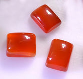 Red Onyx 1PC Large 8x12 MM Emerald Cabochon Red Genuine semi Precious Precious Gemstone