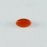 Red Onyx 1PC Medium 7x14 MM Marquise Cabochon Red Shine semi Precious Precious Gemstone