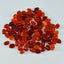 Red Onyx 10PC Tiny 3x5 MM Oval Cabochon Red Shine semi Precious Precious Gemstone