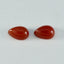 Red Onyx 1PC Large 10x12 MM Pear Cabochon Red Fine semi Precious Loose Gemstone