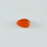 Red Onyx 1PC Medium 7x10 MM Pear Cabochon Red Splendid semi Precious Semi Precious Gemstone