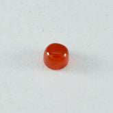 Red Onyx 1PC Small 8x8 MM Round Cabochon Red Sparkling semi Precious Semi Precious Gemstone