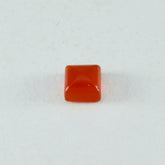 Red Onyx 1PC Small 8x8 MM Square Cabochon Red Pure semi Precious Loose Gemstones
