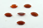 Red Onyx 10PC Tiny 2x4 MM Marquise Faceted Red Polished Semi Precious Loose Gemstones