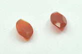 Red Onyx 1PC Small 5x10 MM Marquise Faceted Red Shine Semi Precious Loose Gemstones