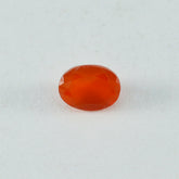 Red Onyx 1PC Large 10x14 MM Oval Faceted Red Superior Semi Precious Loose Gemstone