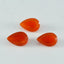 Red Onyx 1PC Chunky 15x20 MM Pear Faceted Red Genuine Semi Precious Loose Gemstones
